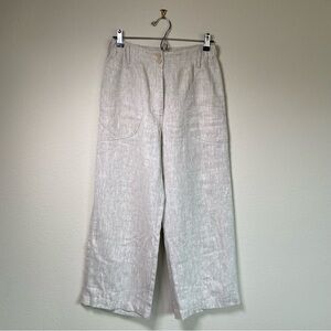 notPERFECTLINEN Sarah Fit and Flare Linen Pants